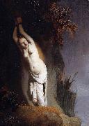 Rembrandt Peale Andromeda Chained to the Rocks oil on canvas